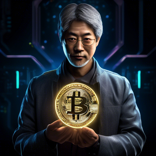 Satoshi Nakamoto With Bitcoin