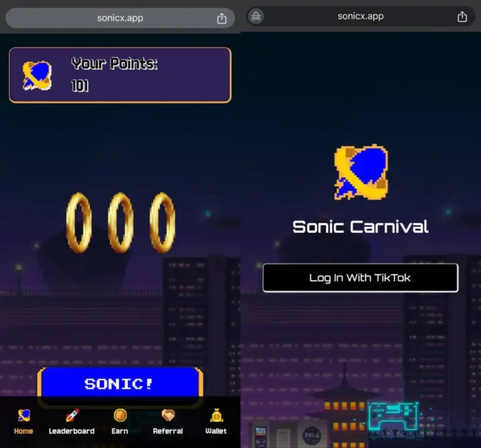 Solana's SonicX Takes Over TikTok with Tap-to-Earn Games